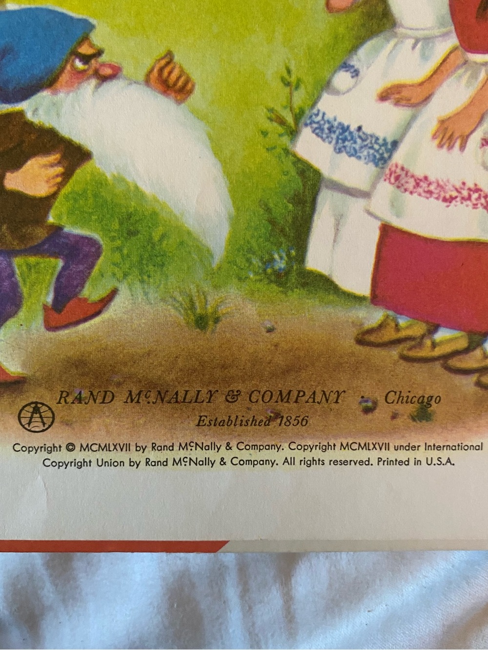 Vintage 60s hardcover Snow-White Rose-Red Rand McNally Children’s book Fairytale - Picture 10 of 10